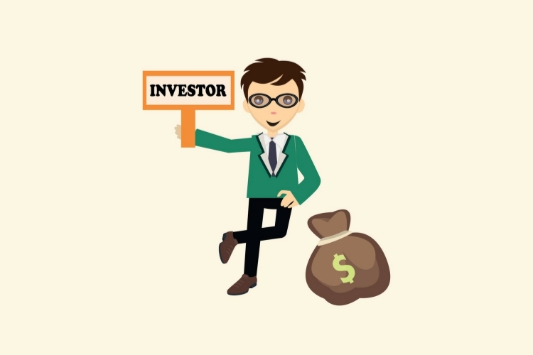 Investor with Money Bag